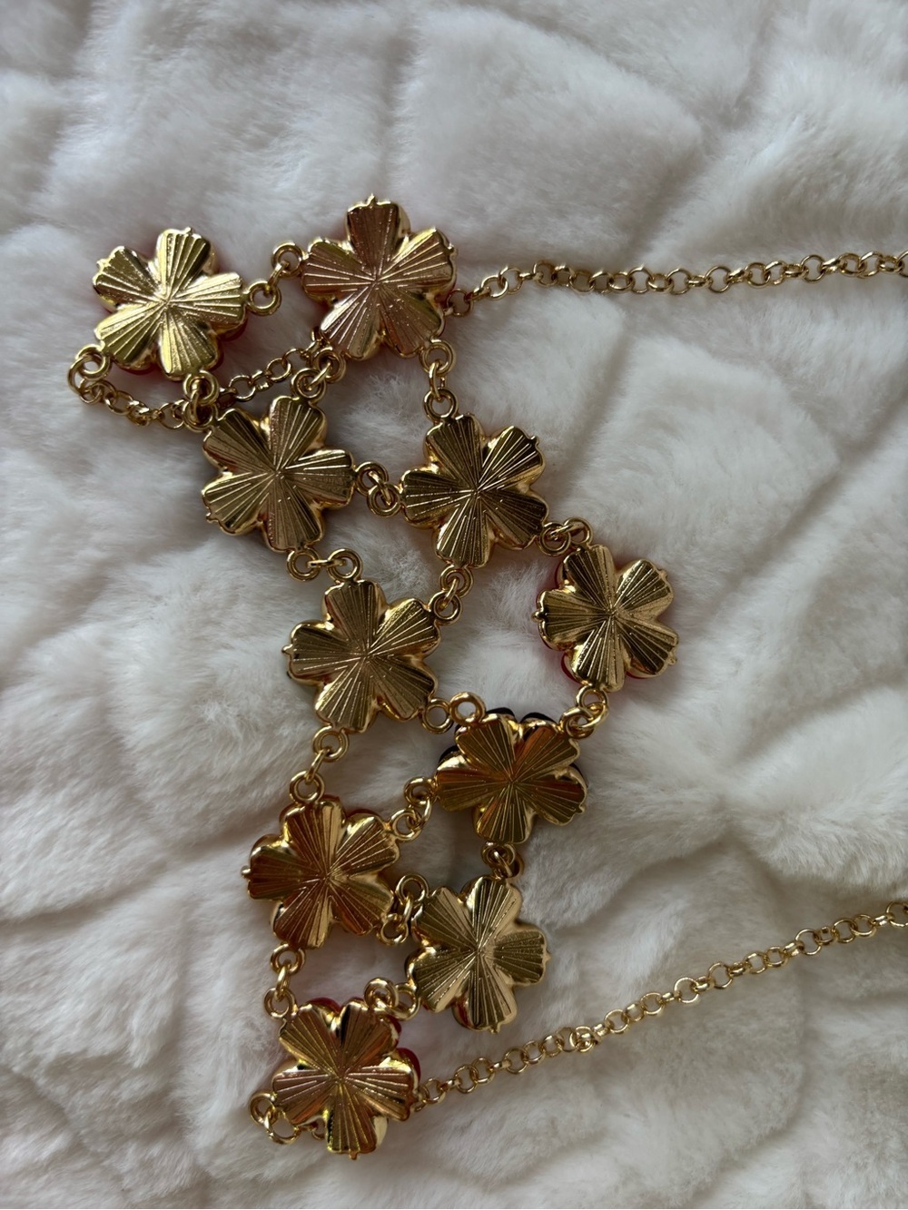 MIXIT Multicolor Floral Statement Necklace - Gold Chain - Picture 4 of 4